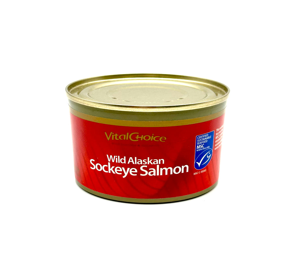 Vital Choice - wild Alaska Sockeye Salmon  7.5 oz (212g) - The Orchard