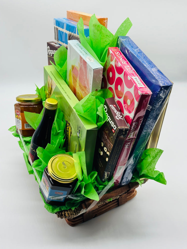 
                  
                    Load image into Gallery viewer, Passover Confection Basket - The Orchard Fruit
                  
                