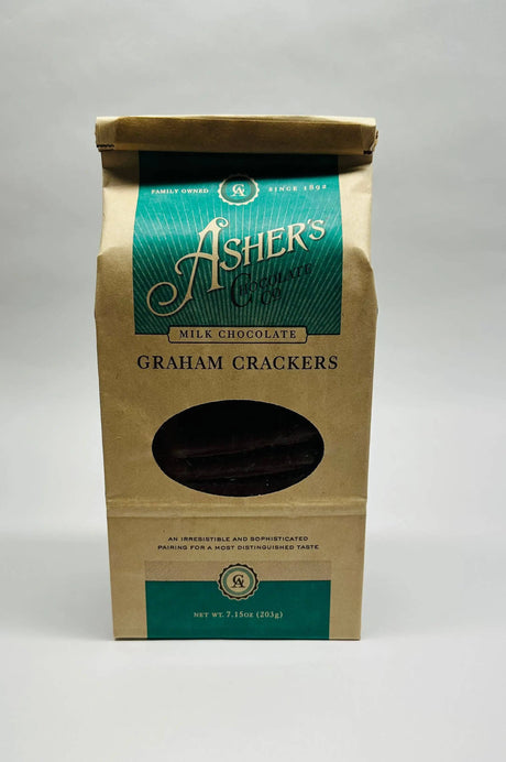 ASHER’S - GRAHAM CRACKERS ( Milk Chocolate ) - The Orchard