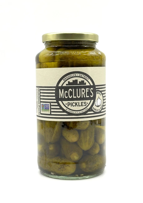 McCLURE’S - WHOLE PICKLES - Garlic Dill - The Orchard