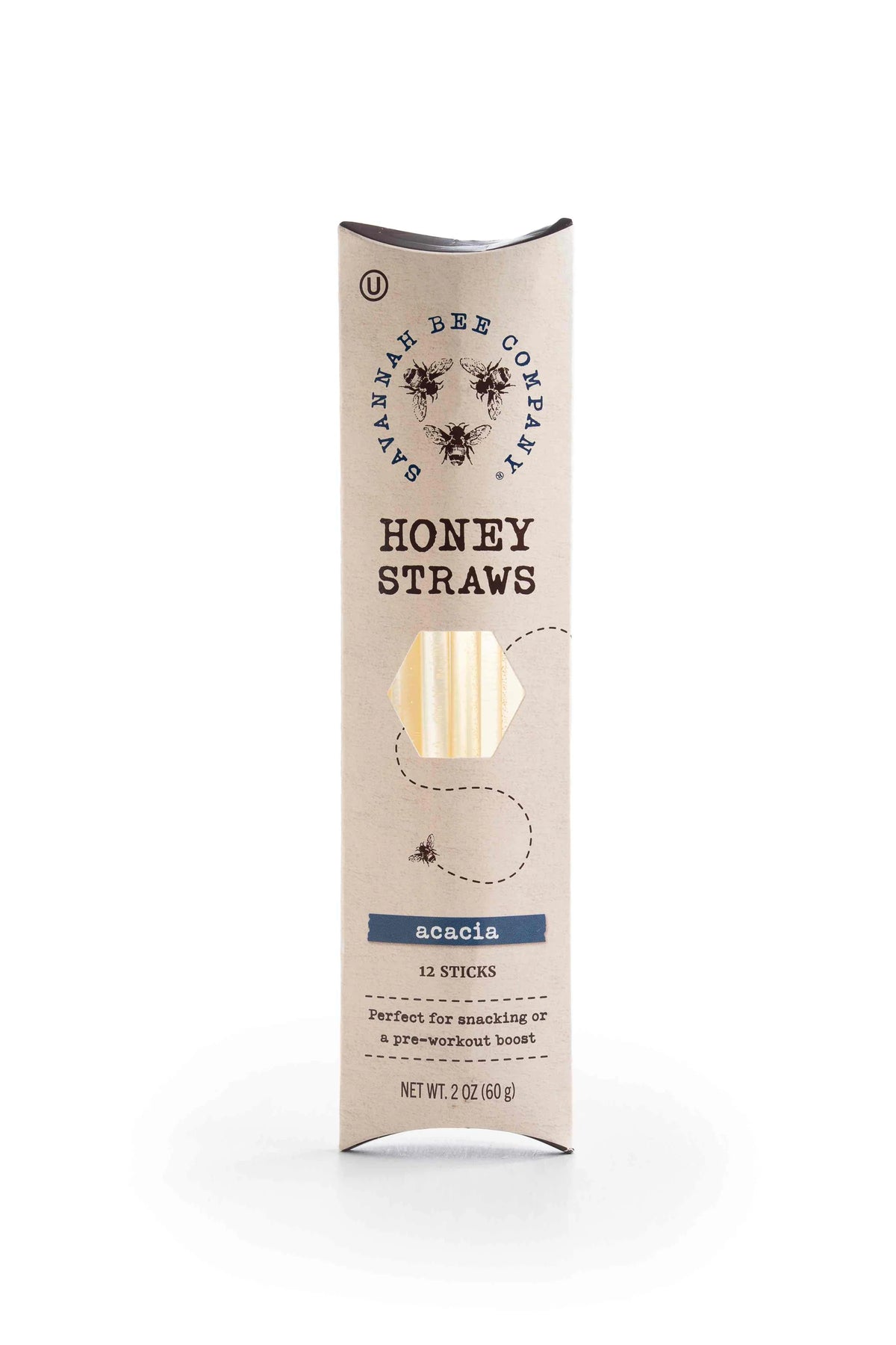 Savannah Bee Honey Straws - 12 Sticks